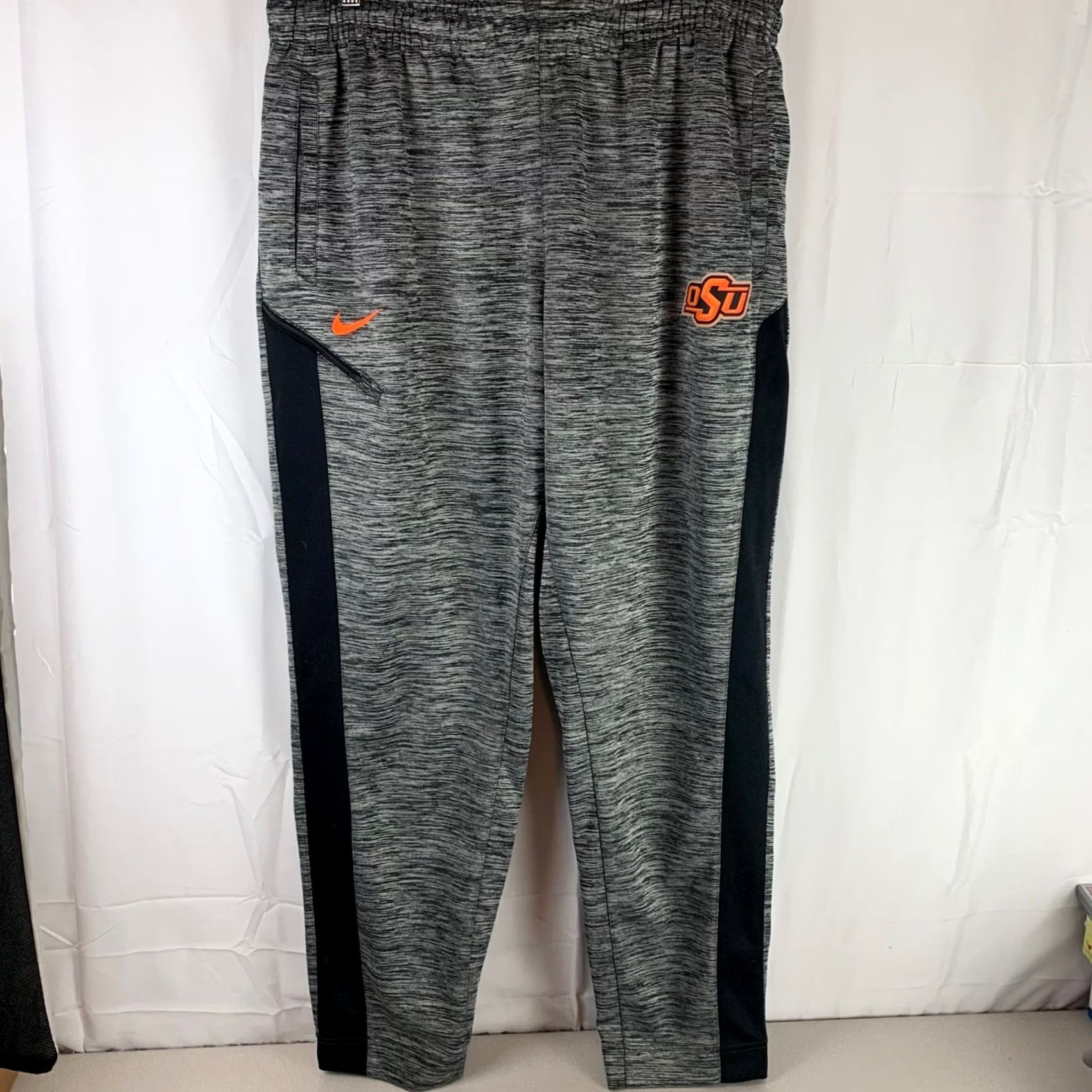 Nike Nike Joggers Men's 4XL Grey OSU Cowboys Athleisure Pants Size US 39 - 2 Thumbnail
