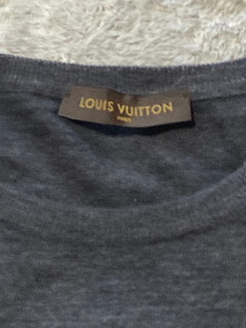 Louis Vuitton Louis Vuitton Gray Cashmere Crew Neck Sweater 2 Size US L / EU 52-54 / 3 - 2 Thumbnail