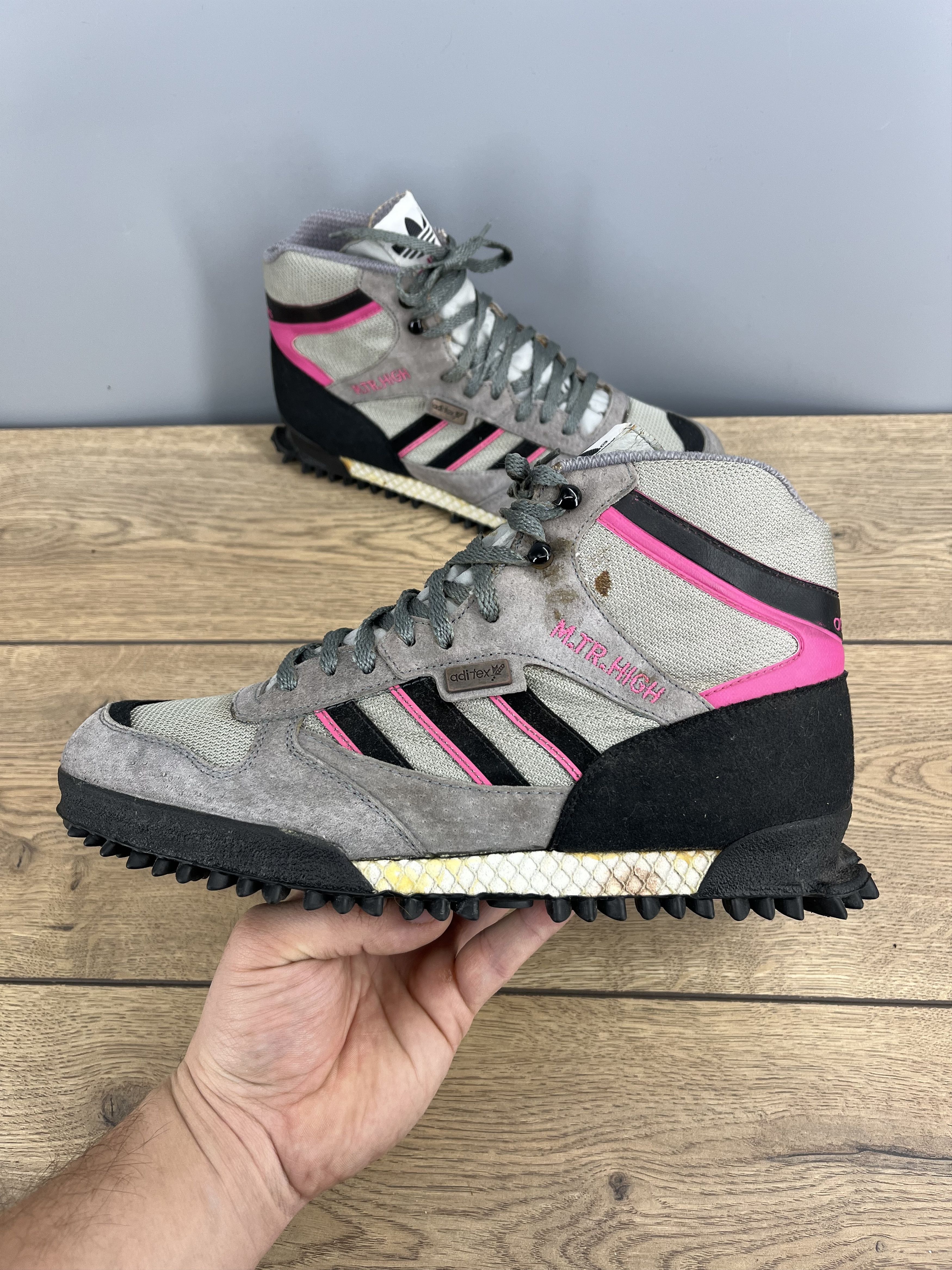 Adidas Vintage Adidas MTR High Hiking Boots Made in Yugoslavia Size US 9.5 / EU 42-43 - 7 Thumbnail