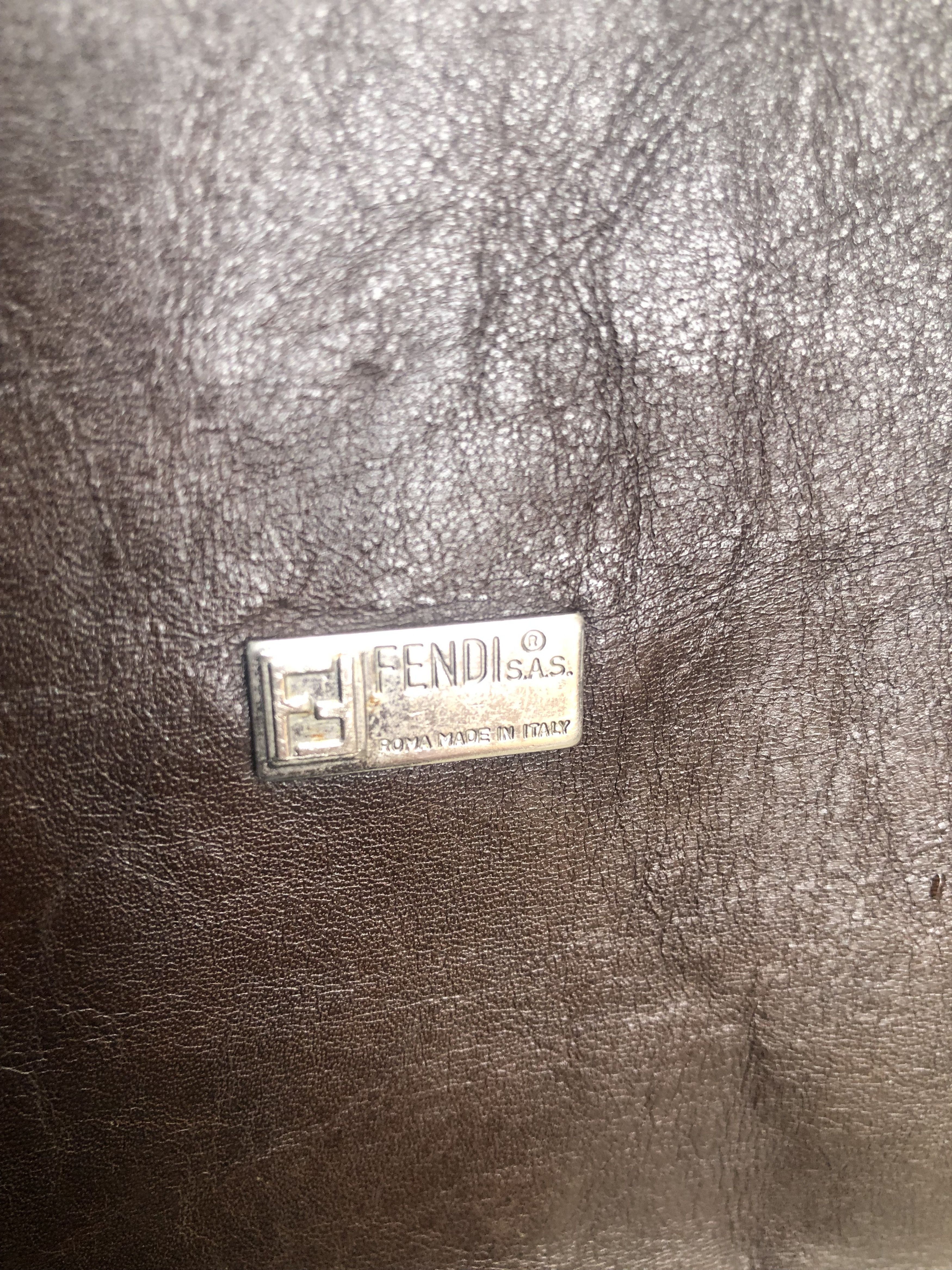 Fendi Rare Authentic Vintage Fendi leather satchel Size ONE SIZE - 6 Thumbnail