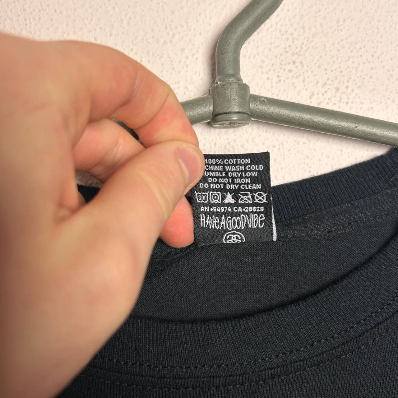 Stussy Mens Stussy Big logo designer y2k opium longsleeve Size US M / EU 48-50 / 2 - 8 Thumbnail