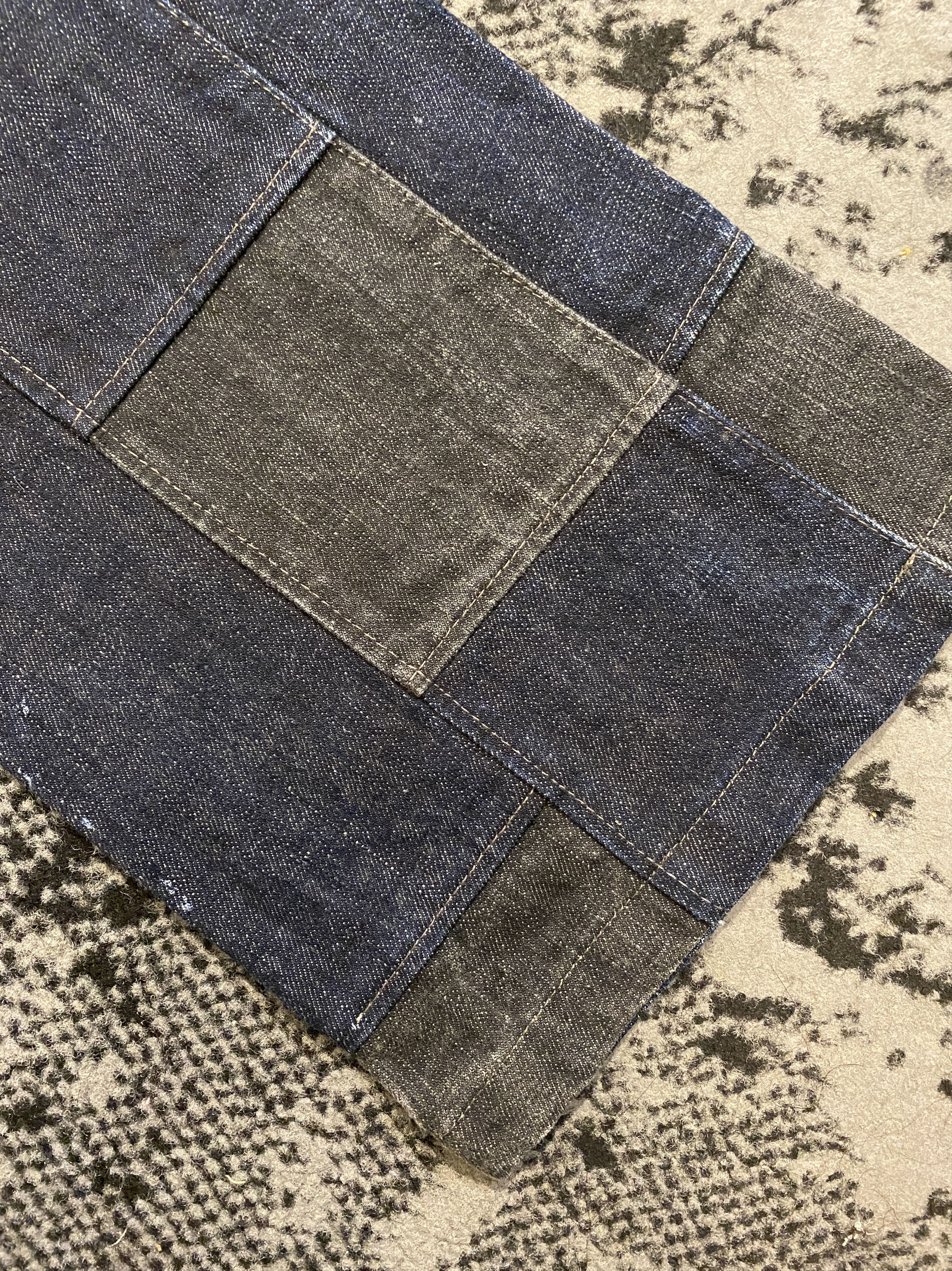 Tornado Mart Tornado Mart Patch Patchwork Denim Jeans Gray Blue Vintage Size US 30 / EU 46 - 8 Thumbnail