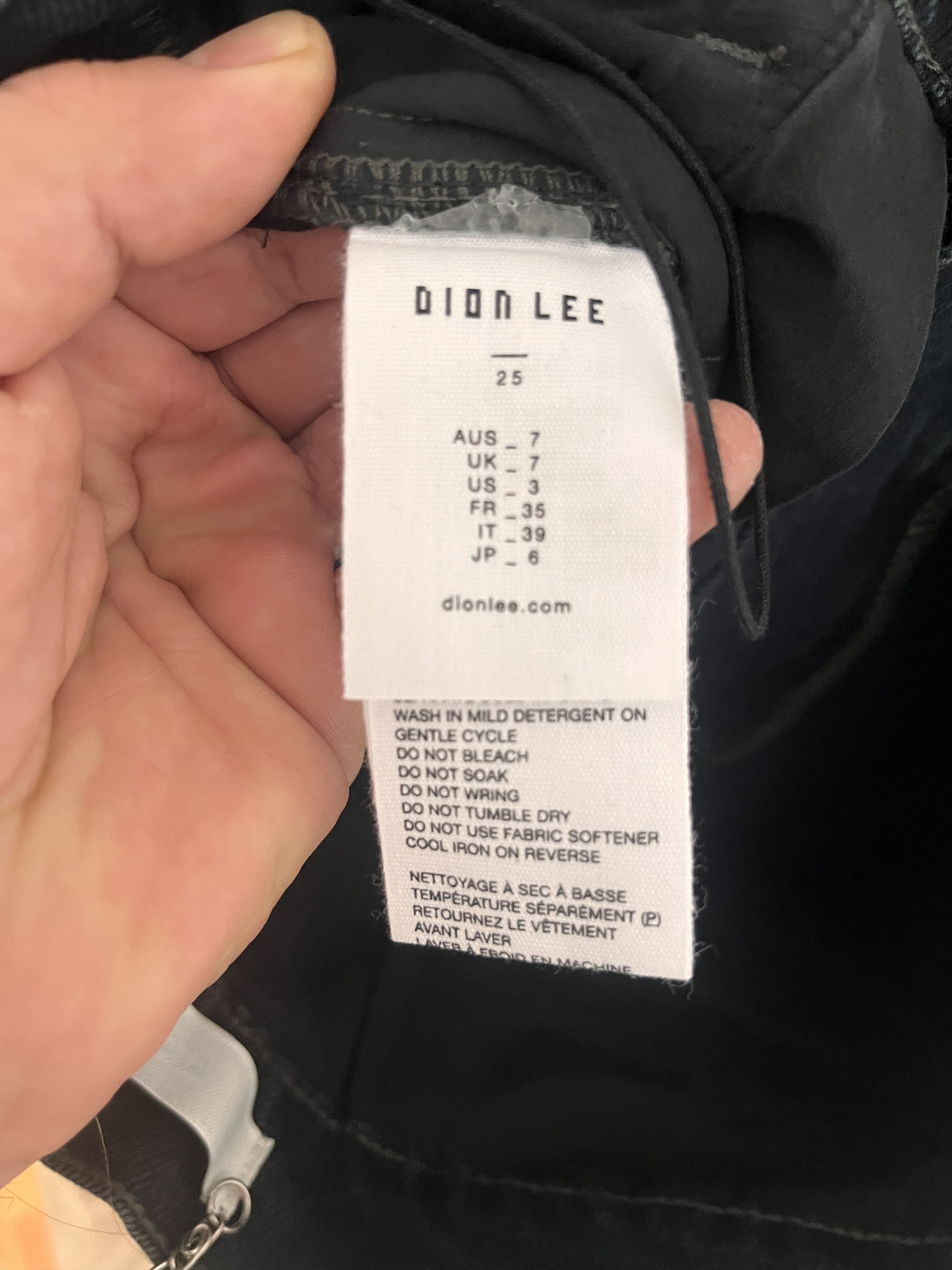 Dion Lee DION LEE Black Masc Jeans Size 25" / US 0 / IT 36 - 11 Thumbnail