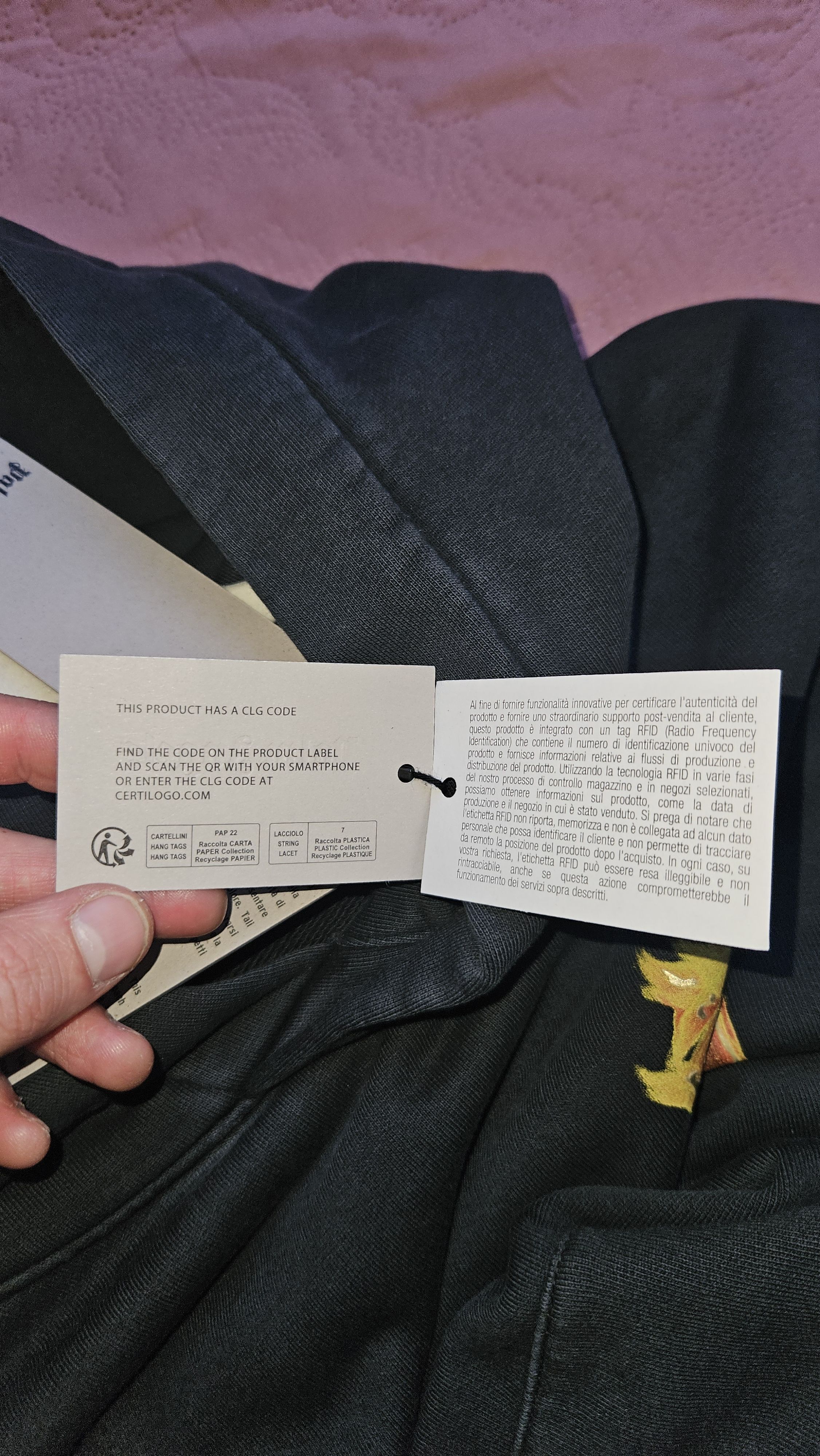 Palm Angels Palm Angels Burning Palm Hoody Black Gold Size US M / EU 48-50 / 2 - 7 Thumbnail