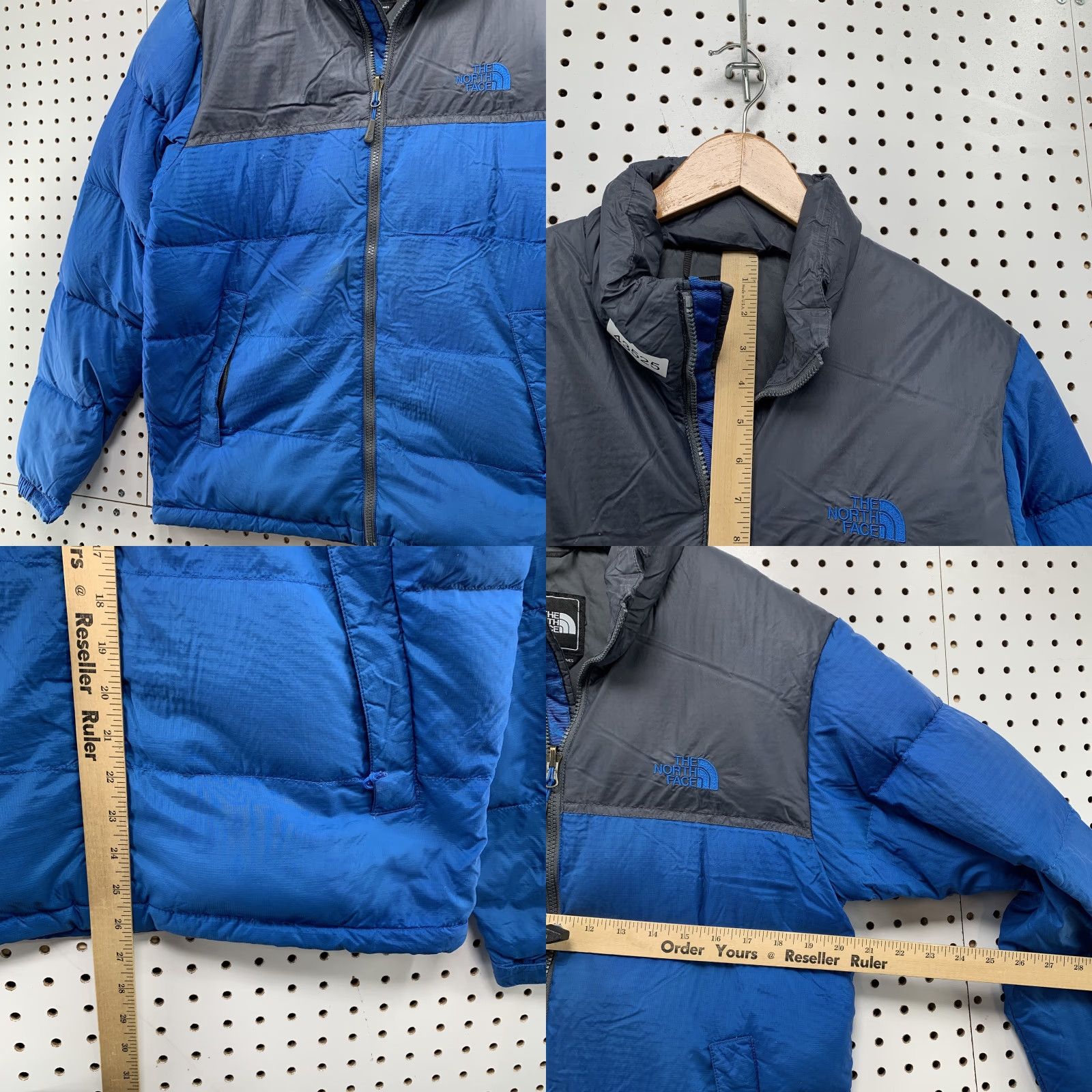 The North Face The North Face 700 Down Puffer Jacket Mens Small Blue Gray Winter - Regular Fit, Down Insulation, Nylon Shell, Zip, Logo, Outdoor, Men Size US S / EU 44-46 / 1 - 8 Thumbnail