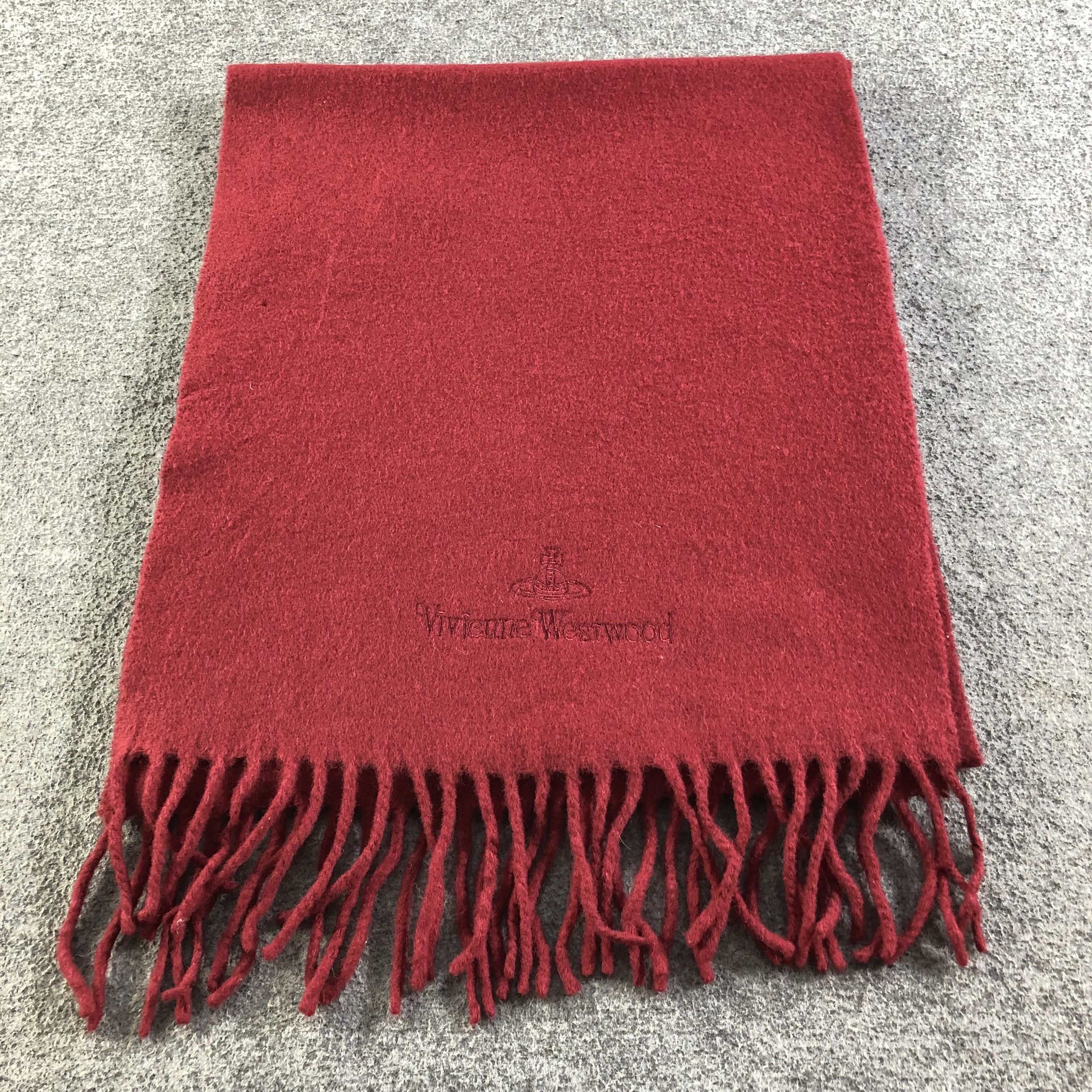 Vivienne Westwood Vivienne Westwood Wool Scarf Muffler V1860 Size ONE SIZE - 2 Thumbnail