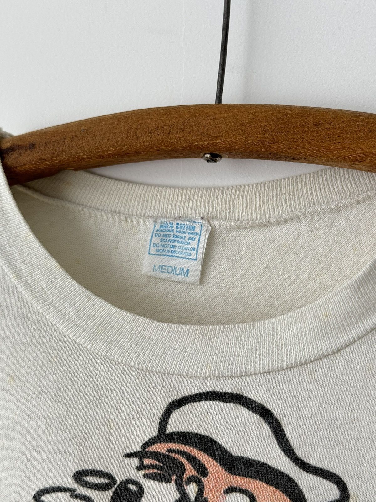 Cartoon Network × Vintage Vintage 80s Popeye the Sailor ‘Spinach’ Funny Cartoon Tee Size US M / EU 48-50 / 2 - 4 Thumbnail