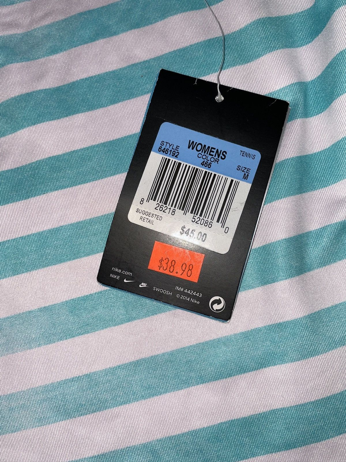 Nike Blue and white Nike tank Size M / US 6-8 / IT 42-44 - 2 Thumbnail