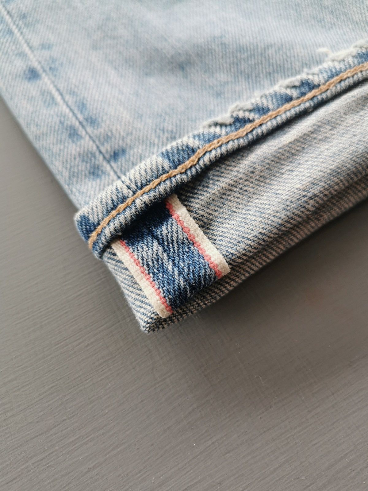 monkey time Monkey Time Japan Selvedge Rocker Distressed Jeans Size US 31 - 4 Thumbnail