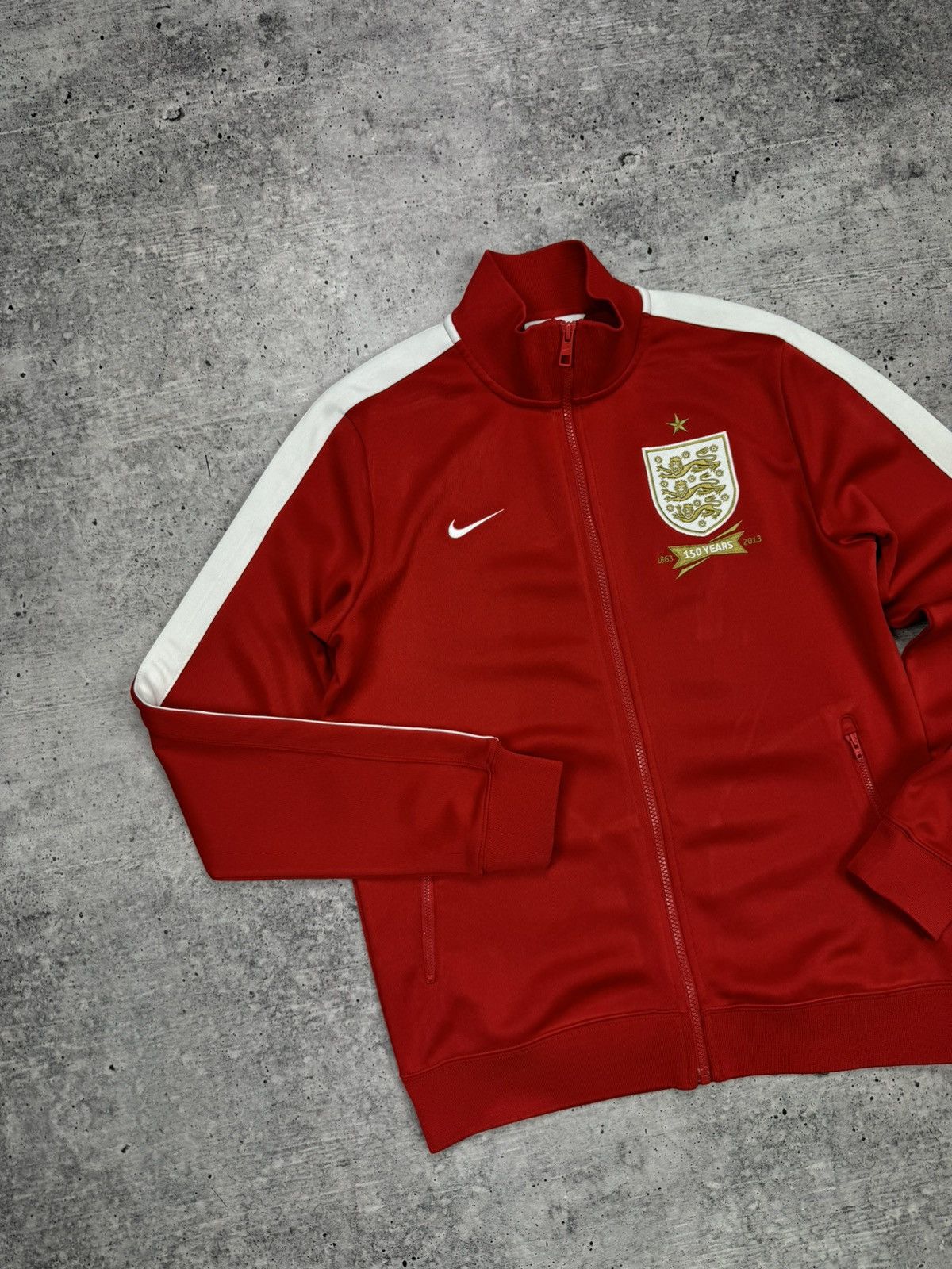 Nike Nike England Big Logo 150 Anniversary Big Logo Zipper Sweat Size US M / EU 48-50 / 2 - 2 Thumbnail