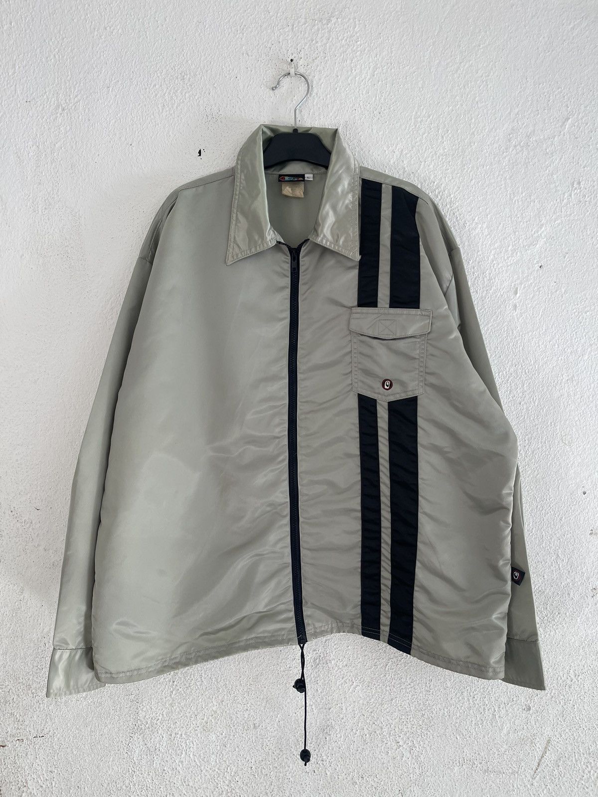 Vintage Vintage Dogpile Skateboard 2 Stripes Coach Zipper Jacket Size US L / EU 52-54 / 3 - 1 Thumbnail