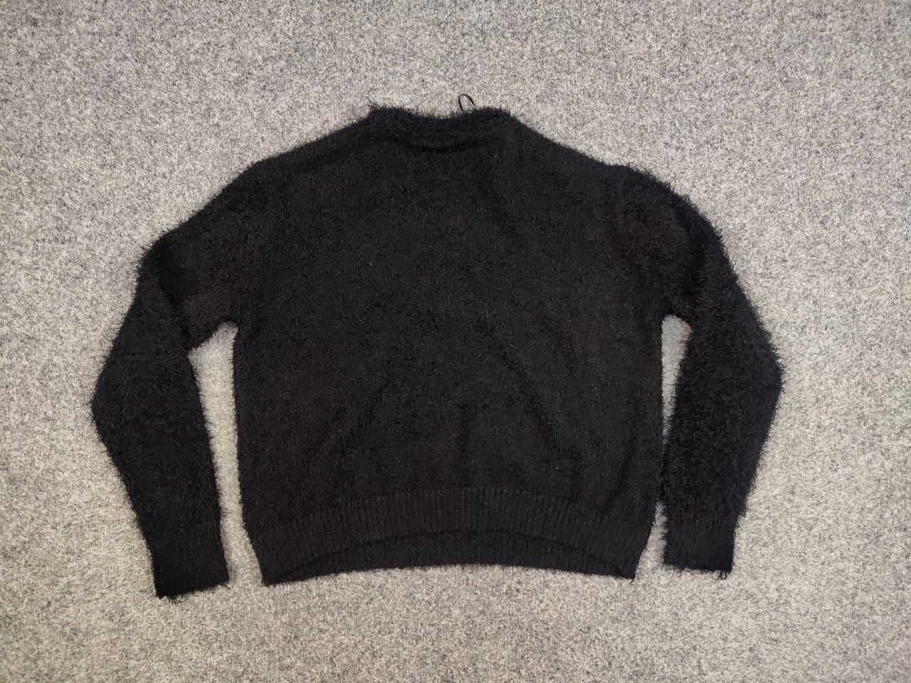 Japanese Brand Vintage 90's Japanese Mohair Black Style Fuzzy Sweater Y2K Size S / US 4 / IT 40 - 16 Thumbnail