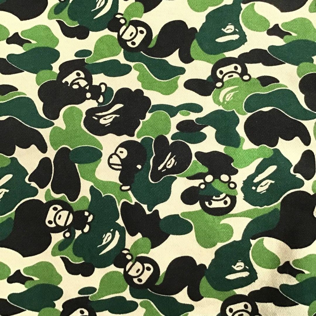 Bape BAPE Milo ABC Camo Green Sweat shirt a bathing ape NIGO Size US L / EU 52-54 / 3 - 3 Thumbnail
