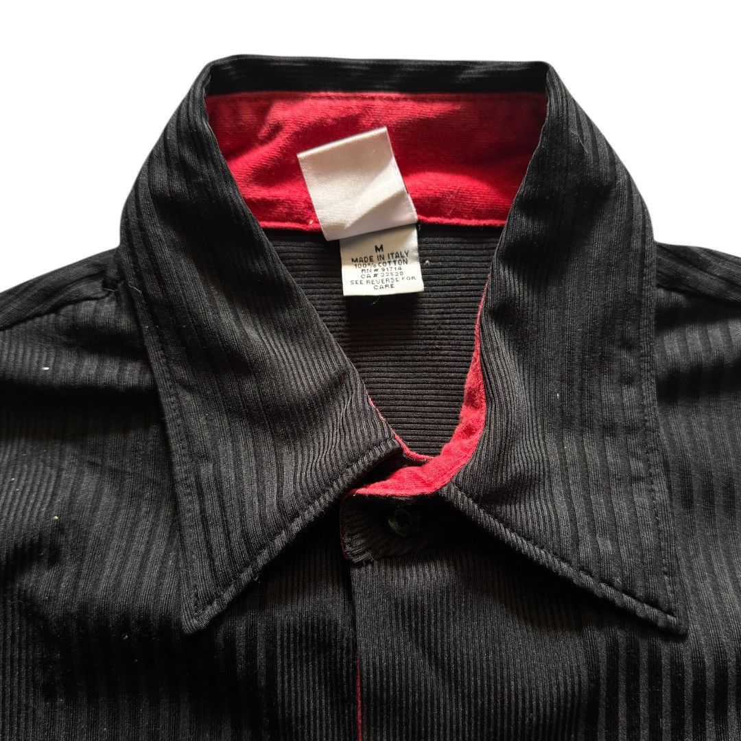Armani Armani Exchange Dagger Collar Tonal Stripes Shirt Size US M / EU 48-50 / 2 - 5 Thumbnail