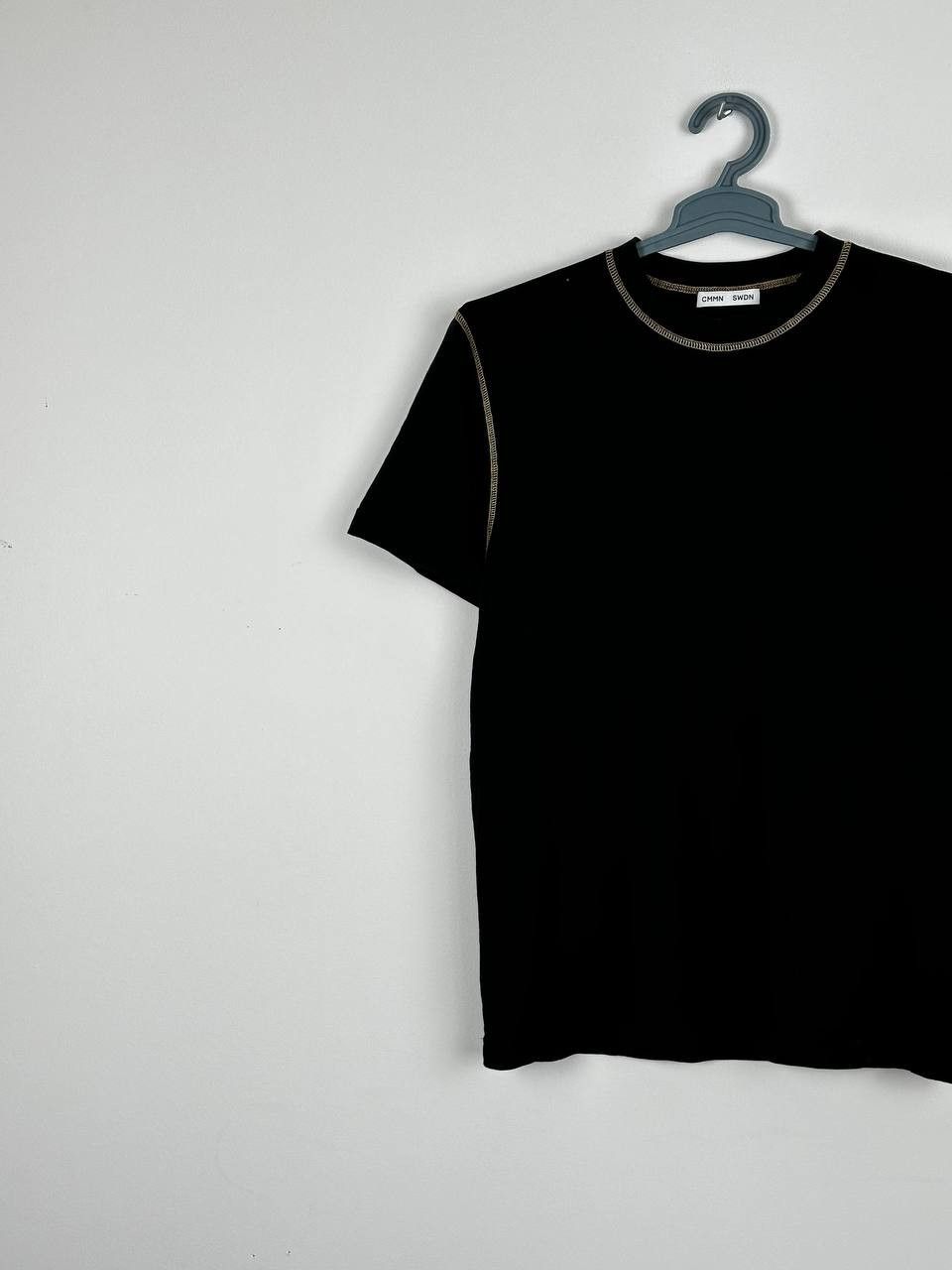 CMMN SWDN CMMN SWDN Black Cotton Casual T Shirt Size US S / EU 44-46 / 1 - 2 Thumbnail