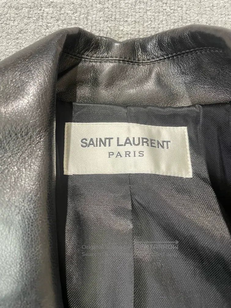 Saint Laurent Paris Saint Laurent Paris Black Sheepskin Wide Shoulder Leather Size XS / US 0-2 / IT 36-38 - 4 Thumbnail