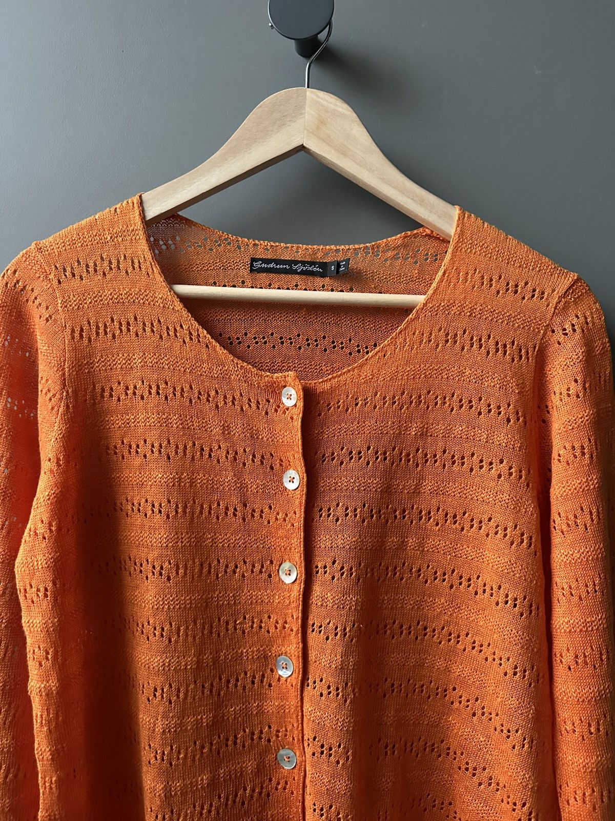 Gudrun Sjoden Women's Gudrun Sjoden Orange Cardigan Size S Size S / US 4 / IT 40 - 2 Thumbnail