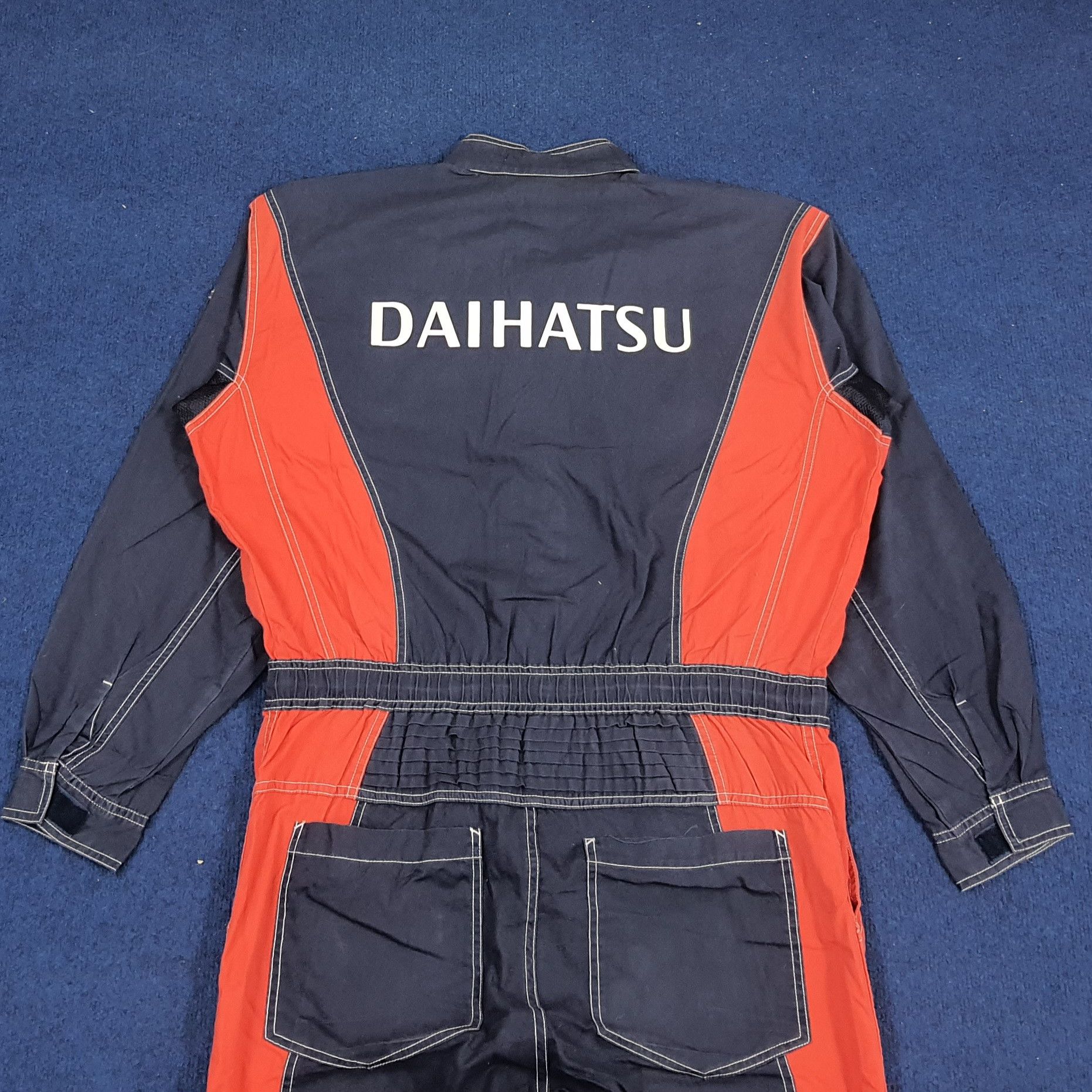 Japanese Brand × Vintage Vintage Daihatsu Japan Motorsports Racing Mechanics Coverall Size US XL / EU 56 / 4 - 1 Thumbnail