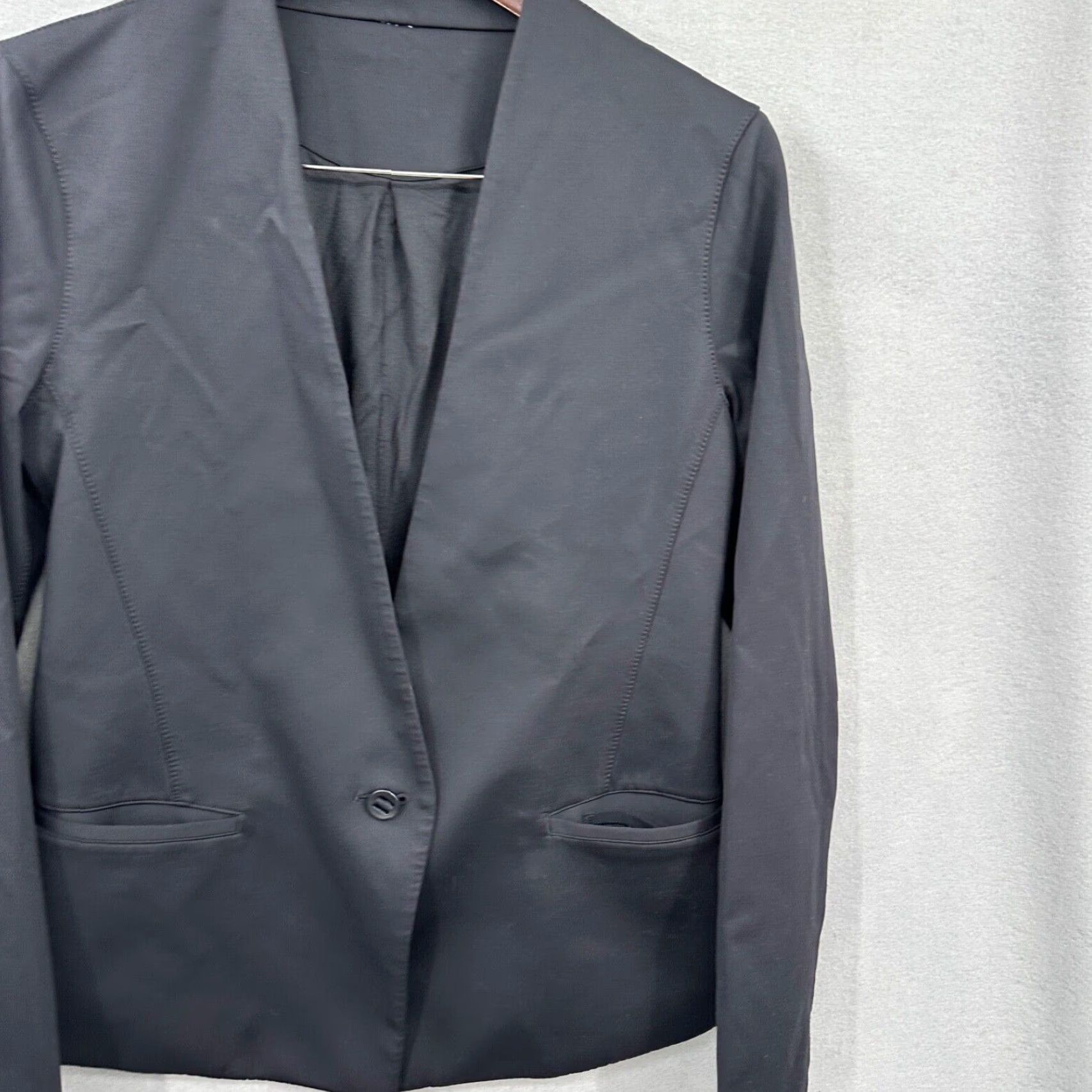 Lululemon Lululemon Power Date Blazer Womens Small One Button Stretch Pockets Black READ Size S / US 4 / IT 40 - 4 Thumbnail