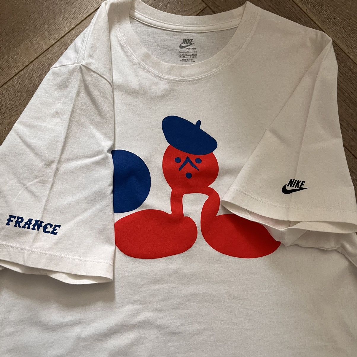 Nike Nike x Some France Football T Shirt Size US XL / EU 56 / 4 - 5 Thumbnail