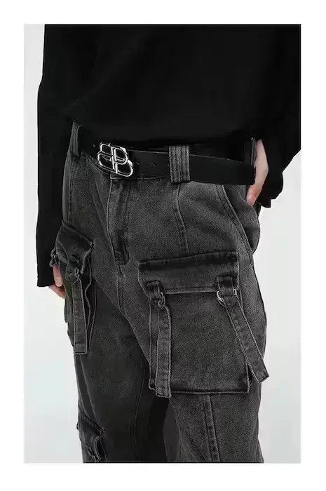 Japanese Brand × Jean Multi Pockets Cargo Baggy jeans Size US 30 / EU 46 - 6 Thumbnail