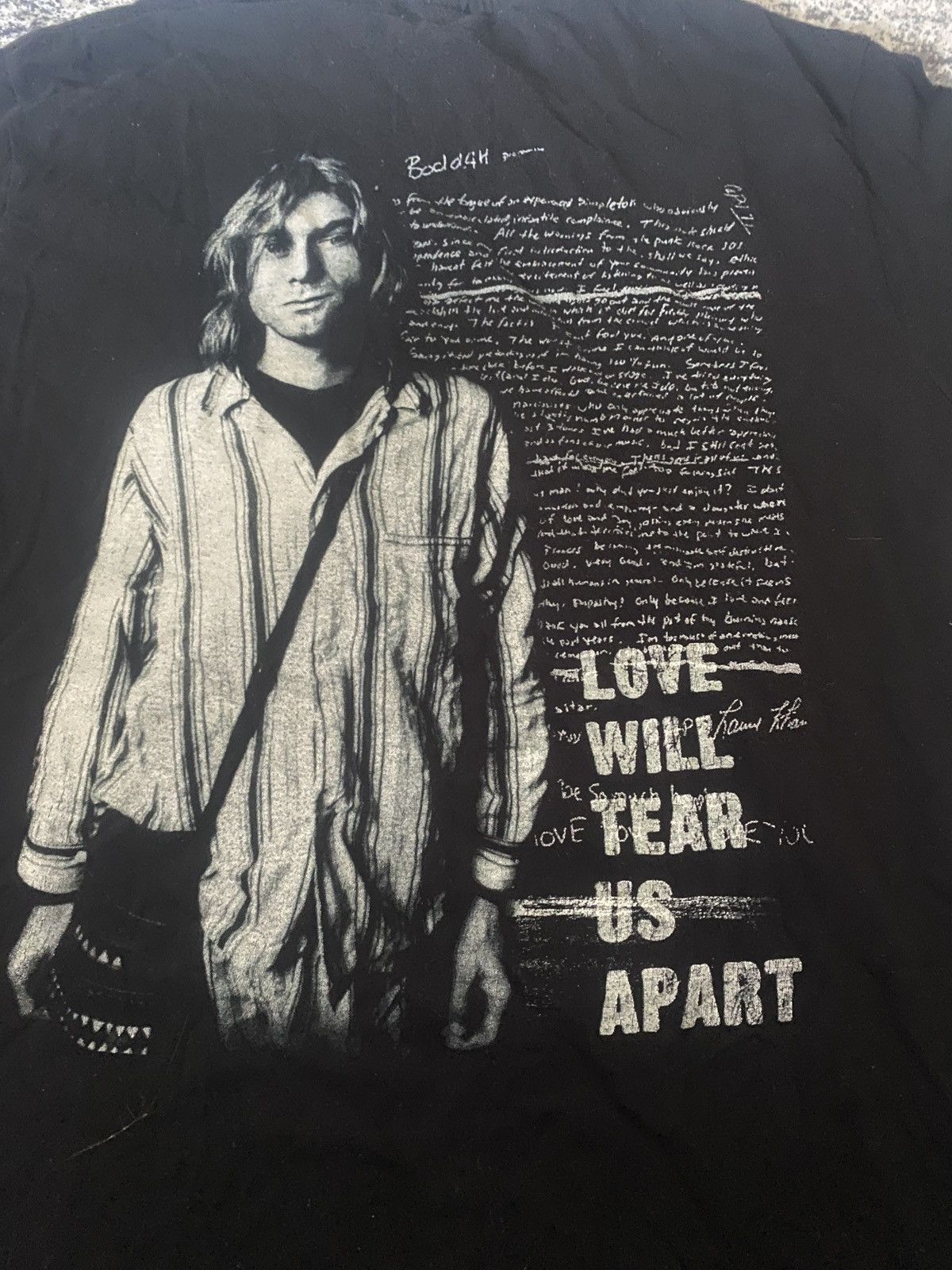 Band Tees Kurt cobain nirvana band love will tear us apart tee 00s Size US M / EU 48-50 / 2 - 6 Thumbnail