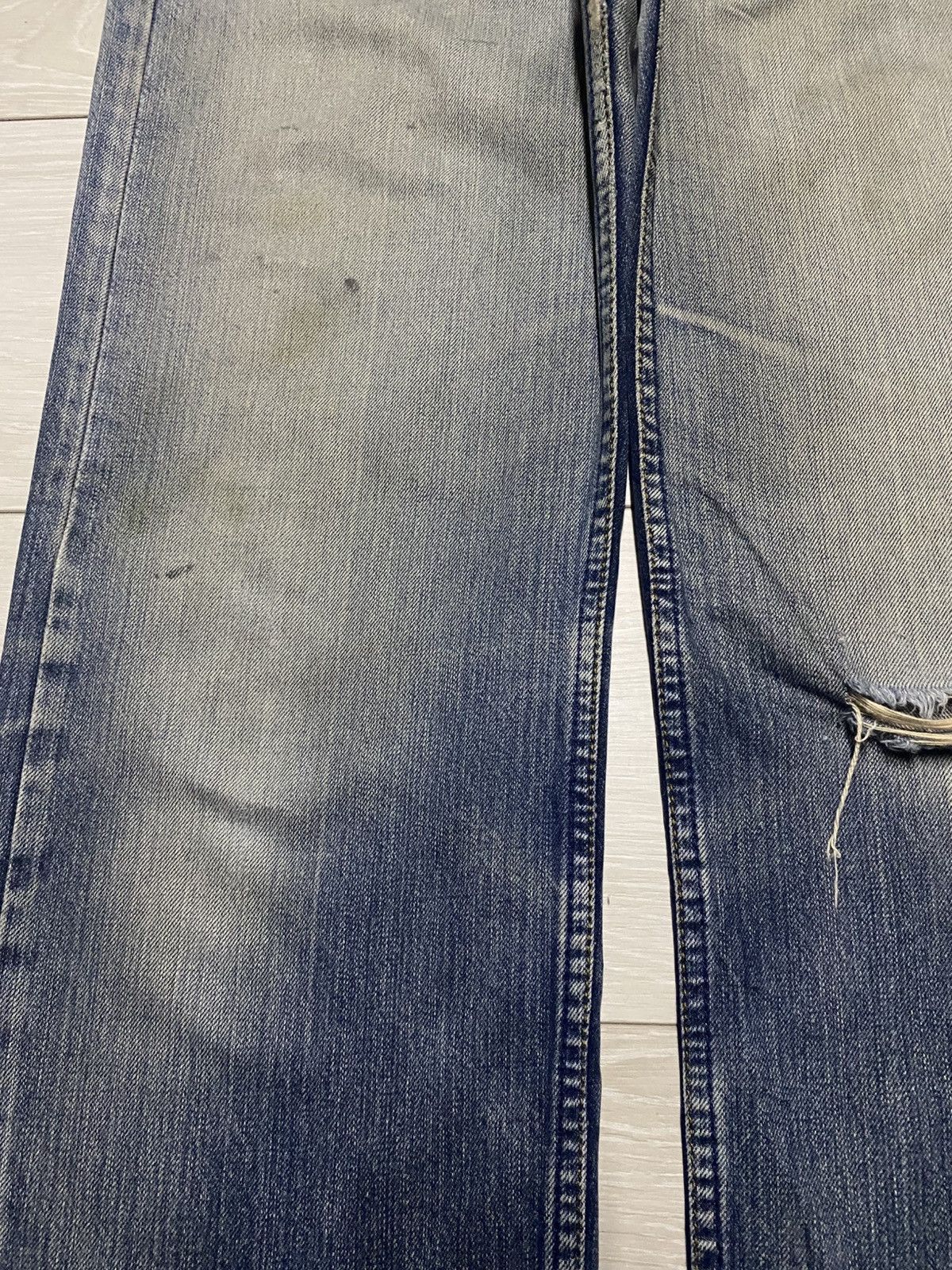 Levi's Vintage Levis 512 Faded Wash Distressed Baggy Jeans Size US 31 - 7 Thumbnail
