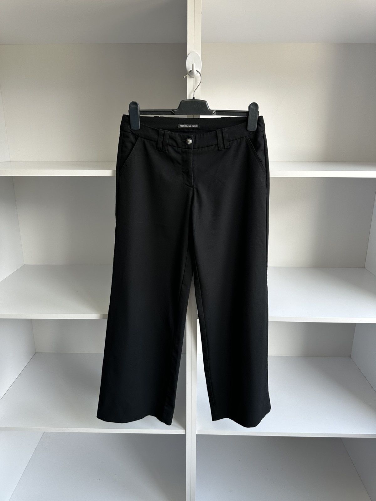 Versace × Versace Jeans Couture × Vintage Vintage Versace Jeans Couture Flared Straight Woman Pants Size 28" / US 6 / IT 42 - 3 Thumbnail