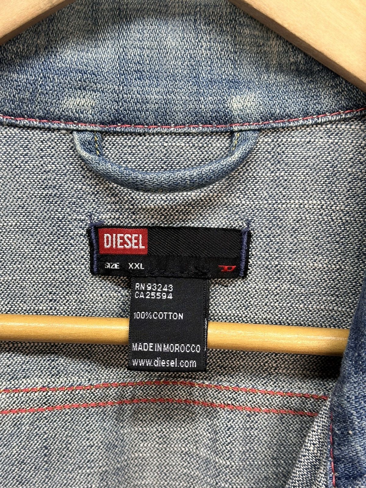 Diesel Denim Jacket Diesel Multipocket Leather Junya Watanabe Y2K Size US L / EU 52-54 / 3 - 14 Thumbnail