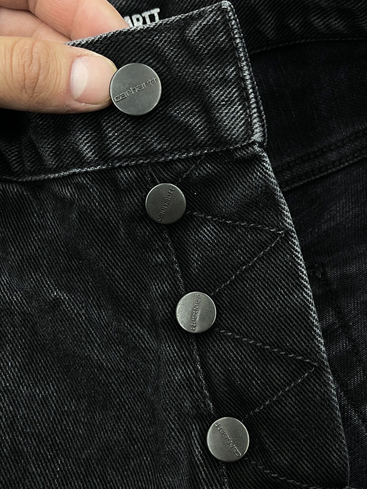 Carhartt Vintage Carhartt WIP Klondike Denim Jeans Black Y2K Size US 30 / EU 46 - 9 Thumbnail