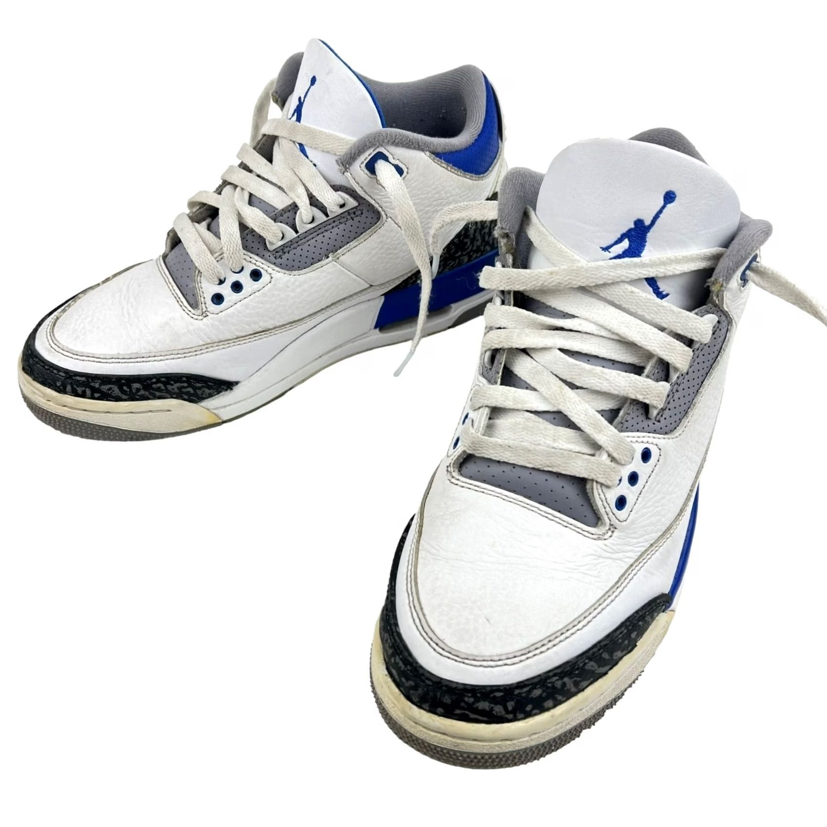 Jordan Brand Nike Air Jordan 3 Retro Mid Racer Blue/Elephant Skin CT8532-145 Mens US Size 8 Size US 8 / EU 41 - 2 Thumbnail