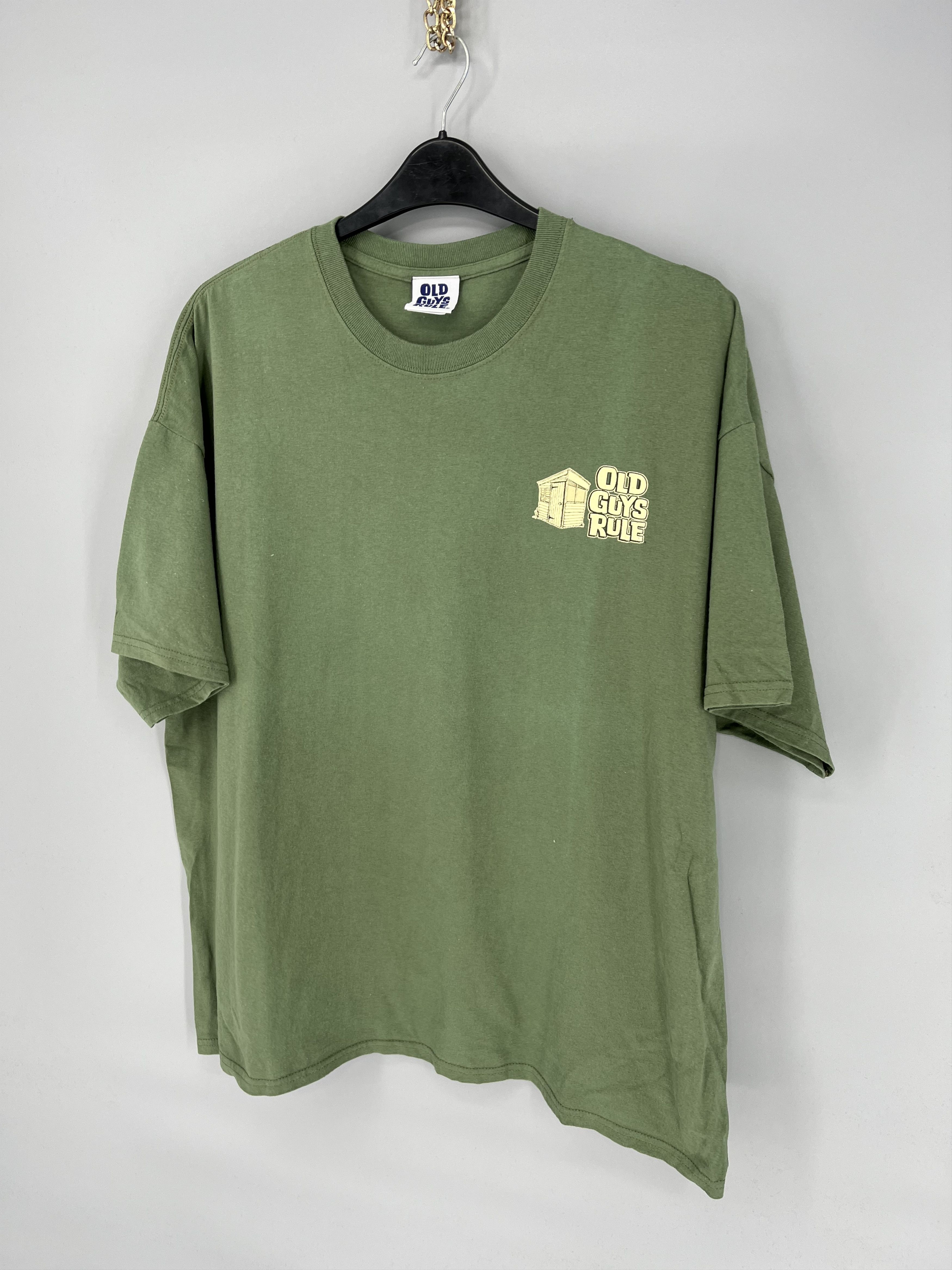 Japanese Brand Vintage Y2K Old Guys Rule T-Shirt Big Logo Size L Size US XXL / EU 58 / 5 - 3 Thumbnail