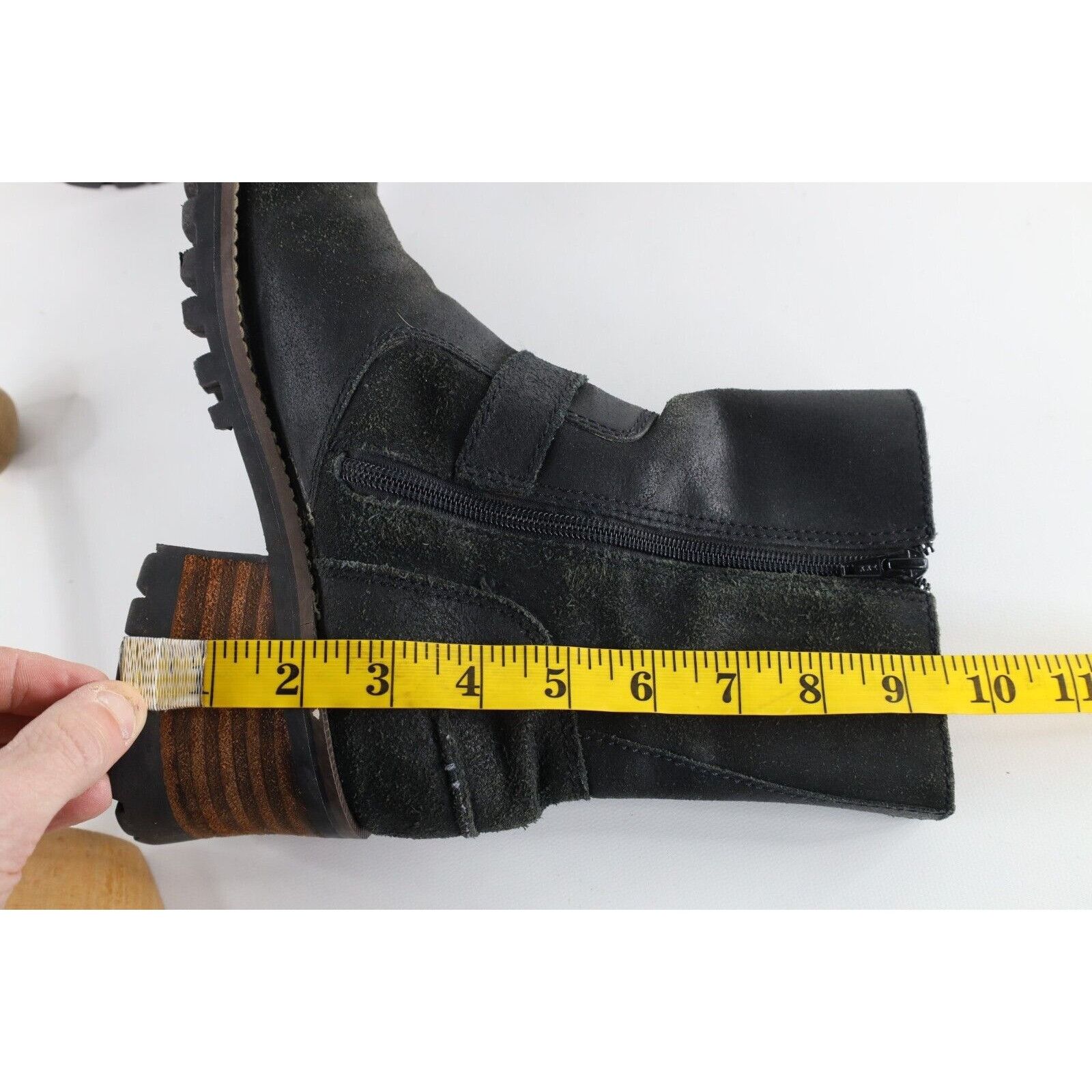 UNIONBAY × Vintage Vintage 90s Y2K Unionbay Chunky Suede Leather Platform Boots Size US 8.5 / IT 38.5 - 10 Thumbnail