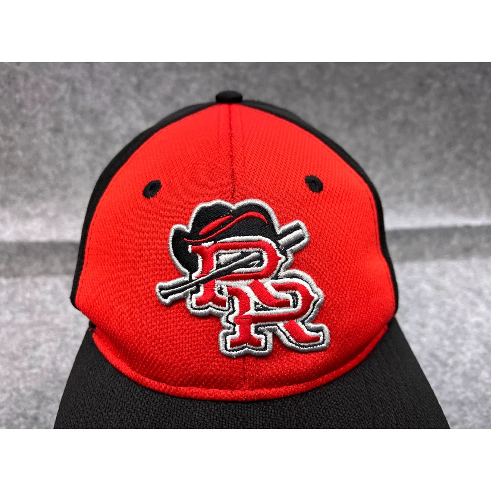 Vintage OC Sports Baseball Hat Cap Fitted Adult Large Black Red Polyester Size ONE SIZE - 2 Thumbnail