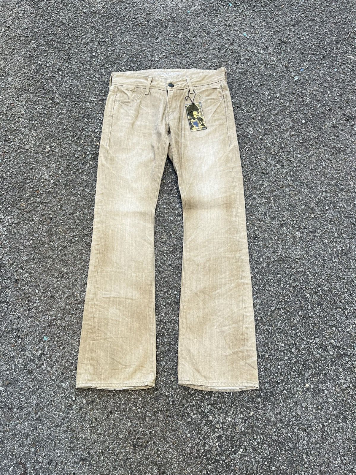 FLARED JAPANESE SICK MURDER LICENSE DENIM BOOTCUT PANTS