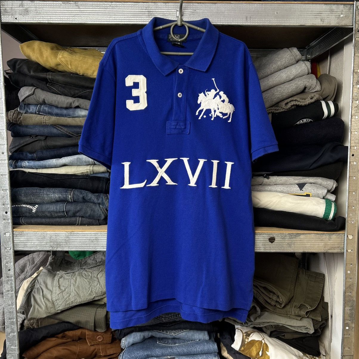 Polo Ralph Lauren Vintage Polo Ralph Lauren Big Logo Y2k opium japan polo Size US S / EU 44-46 / 1 - 1 Thumbnail