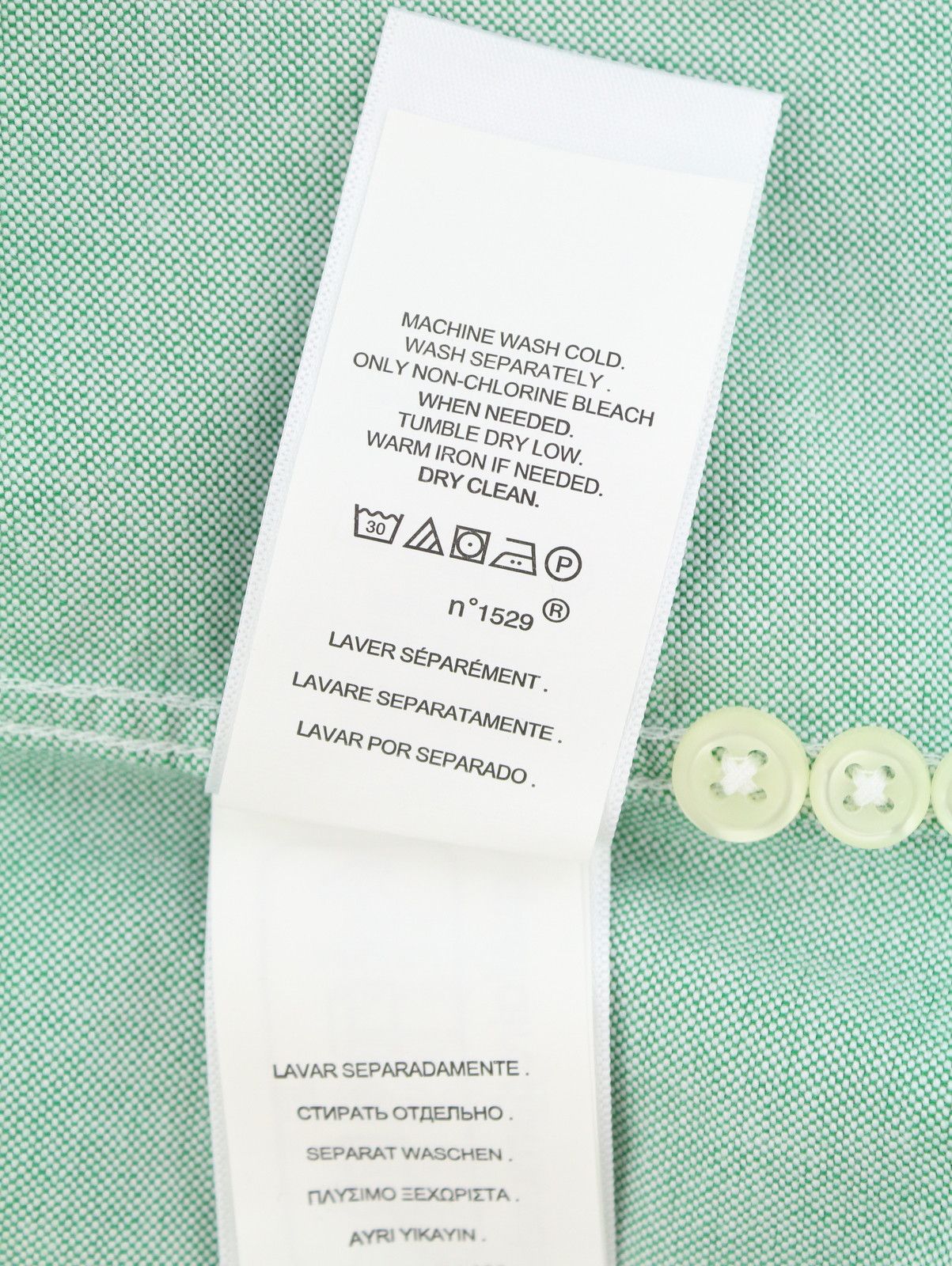Ralph Lauren L Green Button-Down Neck Custom Fit Logo 87035 Size US L / EU 52-54 / 3 - 9 Thumbnail