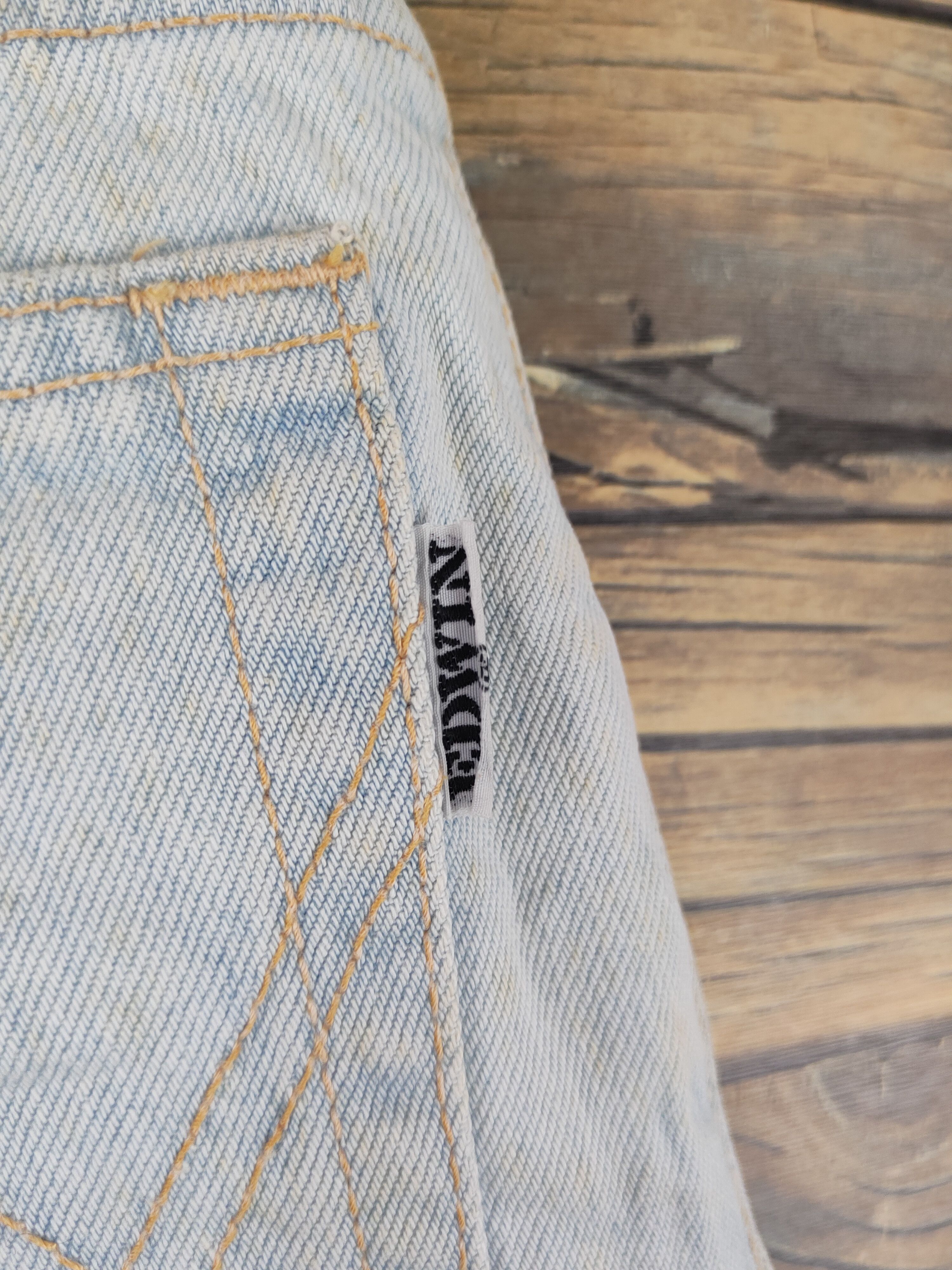 Edwin Edwin Light Blue Distressed Ripped Jeans #W1402 Size US 27 - 10 Thumbnail