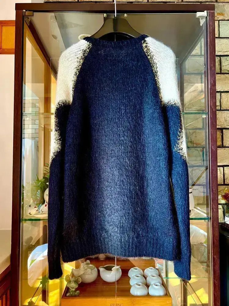 Saint Laurent Paris Saint Laurent Pairs 22AW Mohair Gold liner Knitwear-2507 Size US S / EU 44-46 / 1 - 2 Thumbnail