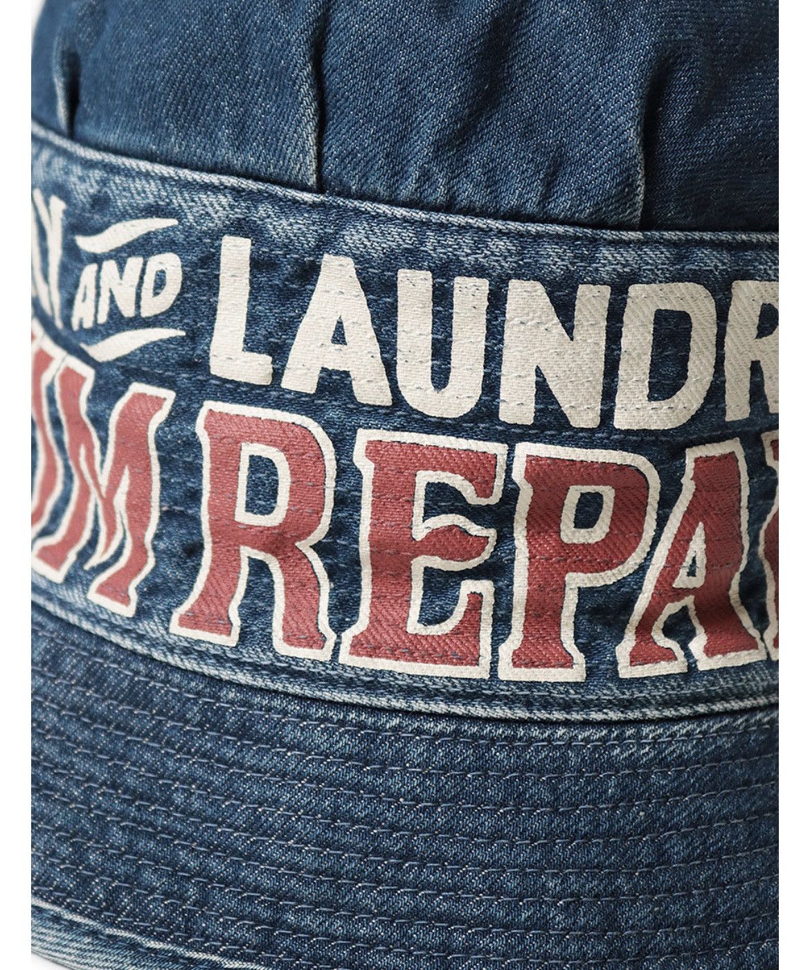 Kapital 11.5oz Demin laundry hat Size ONE SIZE - 3 Thumbnail