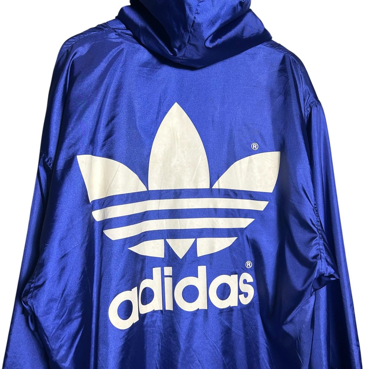 Adidas Vintage 90s Adidas Big Logo Jacke/Coat Size US XL / EU 56 / 4 - 4 Thumbnail