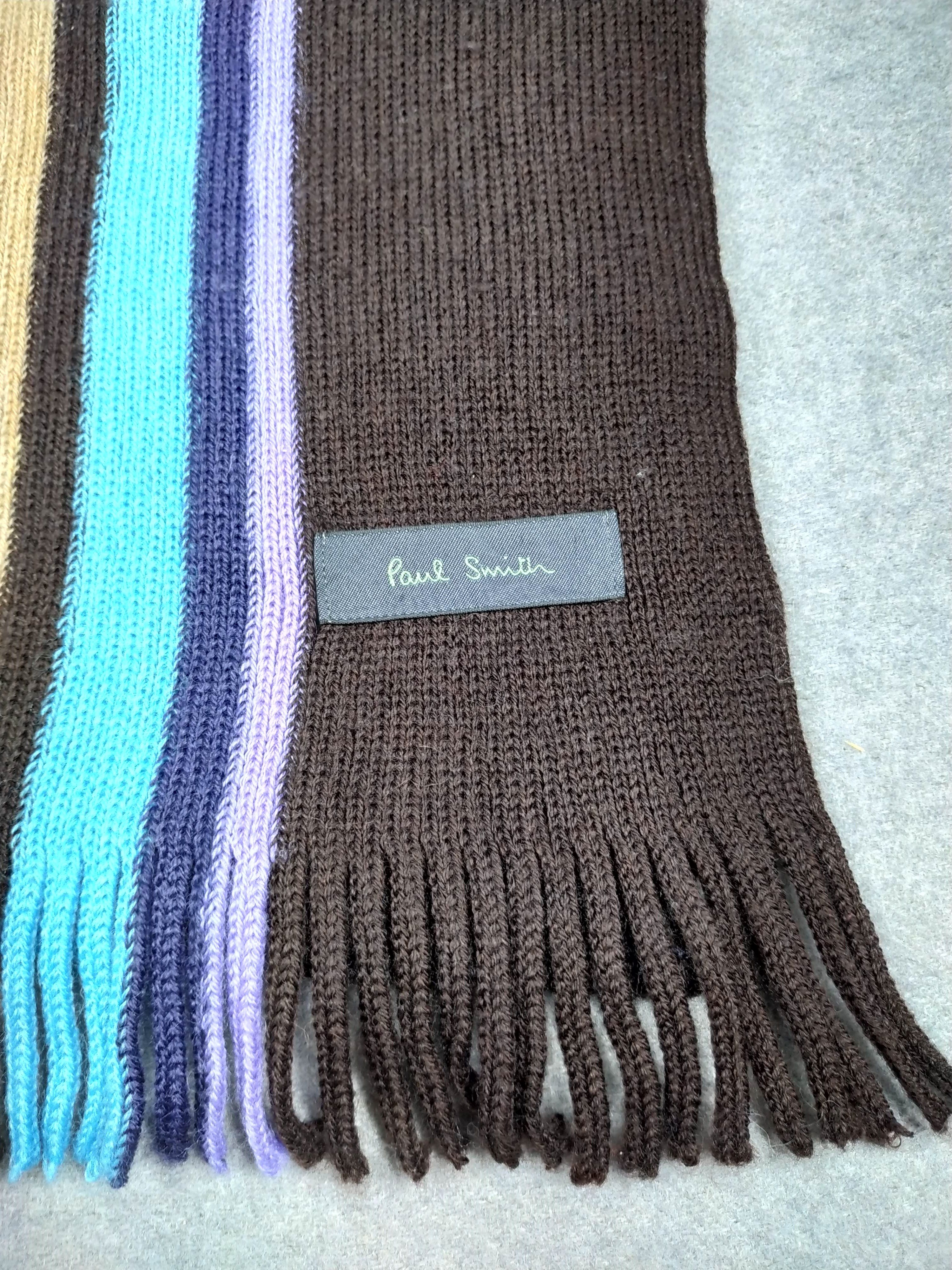 Paul Smith × Vintage Paul Smith Scarf / Muffler / Neckwear - WW656 Size ONE SIZE - 4 Thumbnail