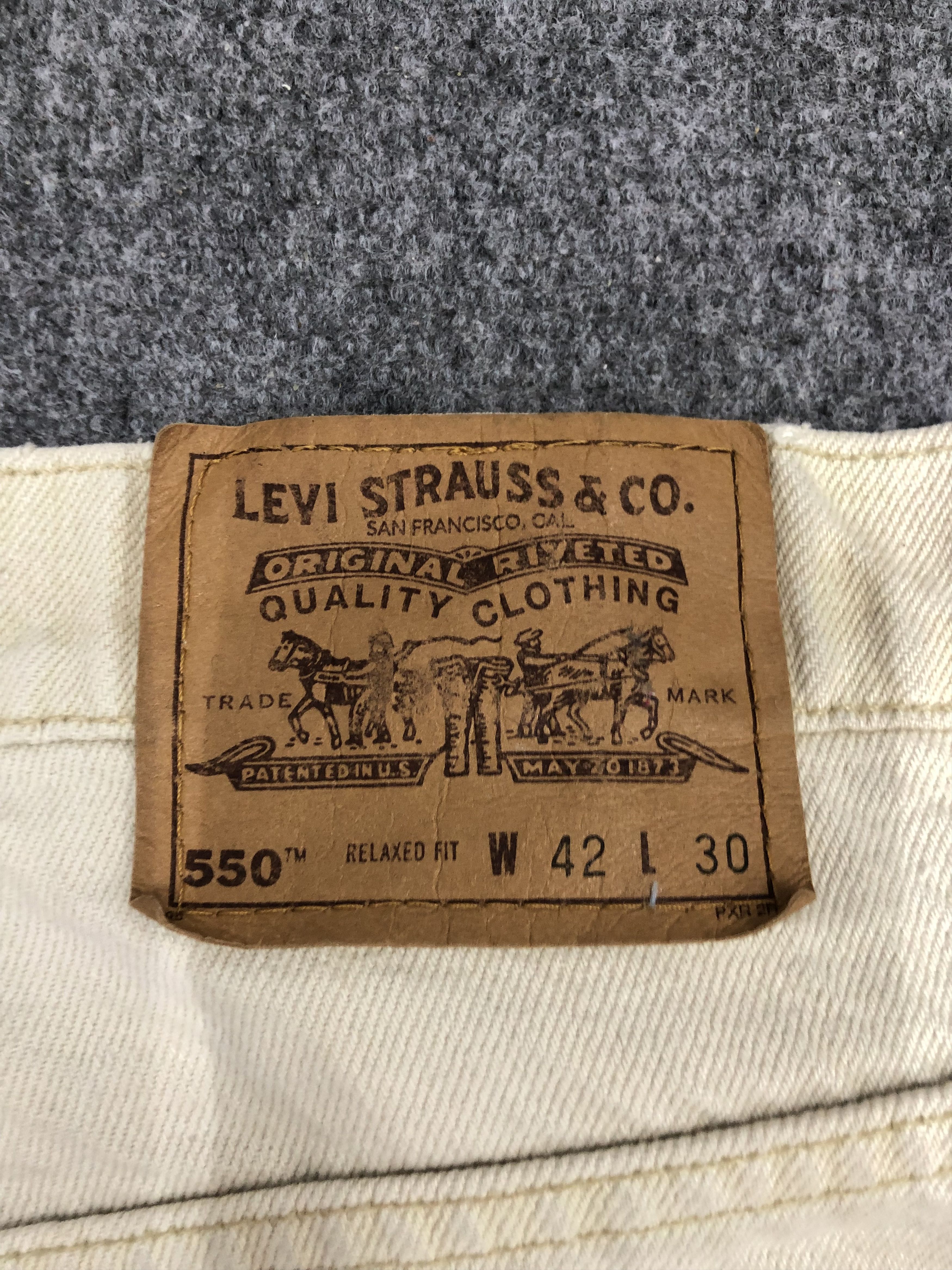 Levi's Vintage Levis 550 Light Jeans DP1076 Size US 40 / EU 56 - 5 Thumbnail