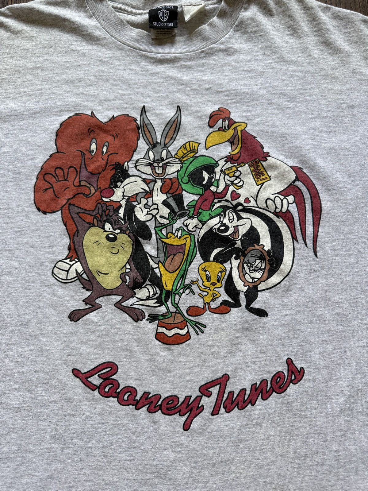 Vintage Vintage 90s Looney Tunes Characters Graphic Tee Size US XL / EU 56 / 4 - 2 Thumbnail