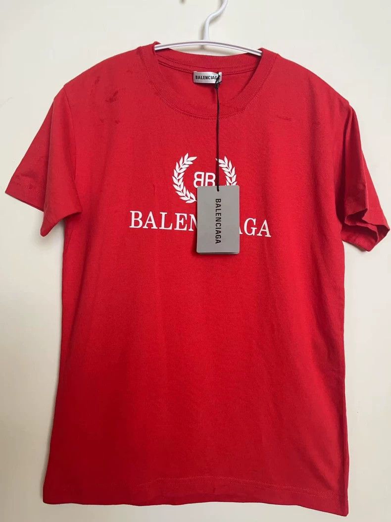 Balenciaga Red Wheat Ear Short Sleeve S - dmc