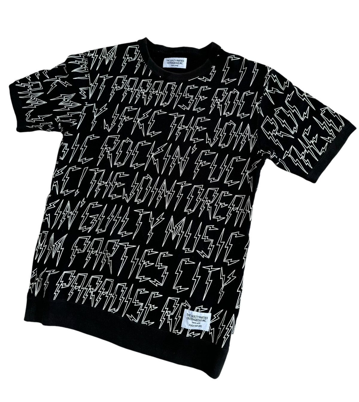 Wacko Maria ⚡️⚡️Wako Maria Guilty Parties FUCK THIS LIFE Short Sleeve Size US M / EU 48-50 / 2 - 2 Thumbnail