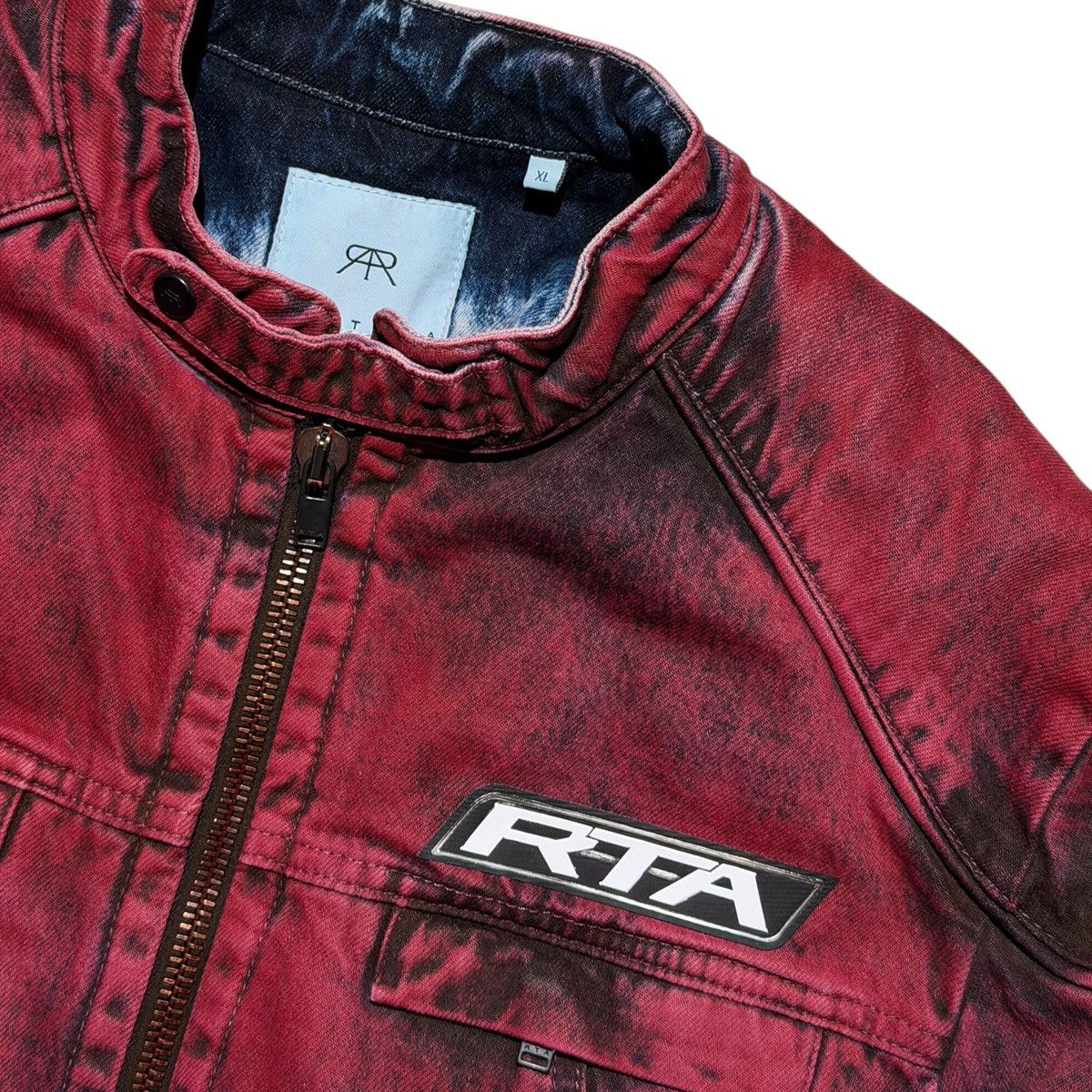Rta $995 Boxy fit motorcycle jacket Size US XL / EU 56 / 4 - 2 Thumbnail