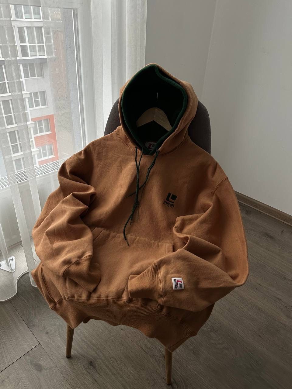 Japanese Brand × Vintage Vintage Legends Athletic Brown Japanese Skated Hoodie Size US M / EU 48-50 / 2 - 13 Thumbnail