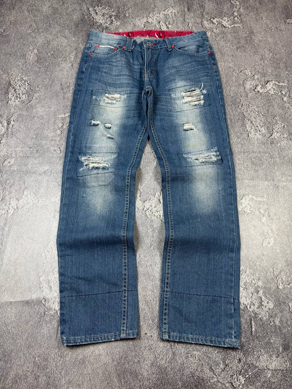 CLOT × Levi's Rare Levi's X Fragment Distressed Archieve Denim Y2K Size US 34 / EU 50 - 1 Thumbnail