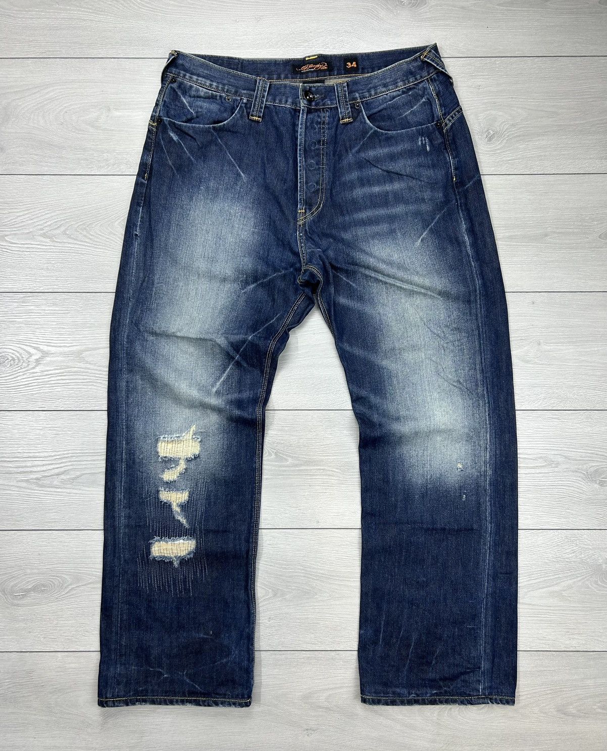 Ed Hardy Ed Hardy Denim Jeans size 34/34 Size US 34 / EU 50 - 4 Thumbnail